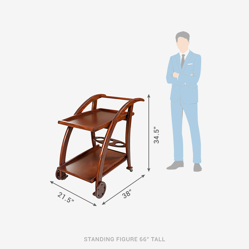 HI-TECH Tea Trolley - Image 3